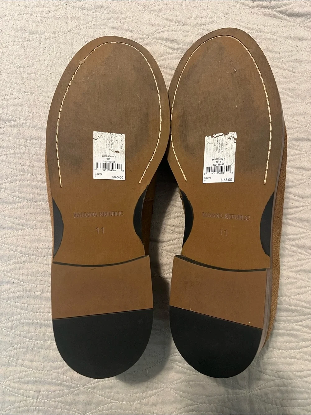 Banana Republic Factory Brown Suede Penny Loafers